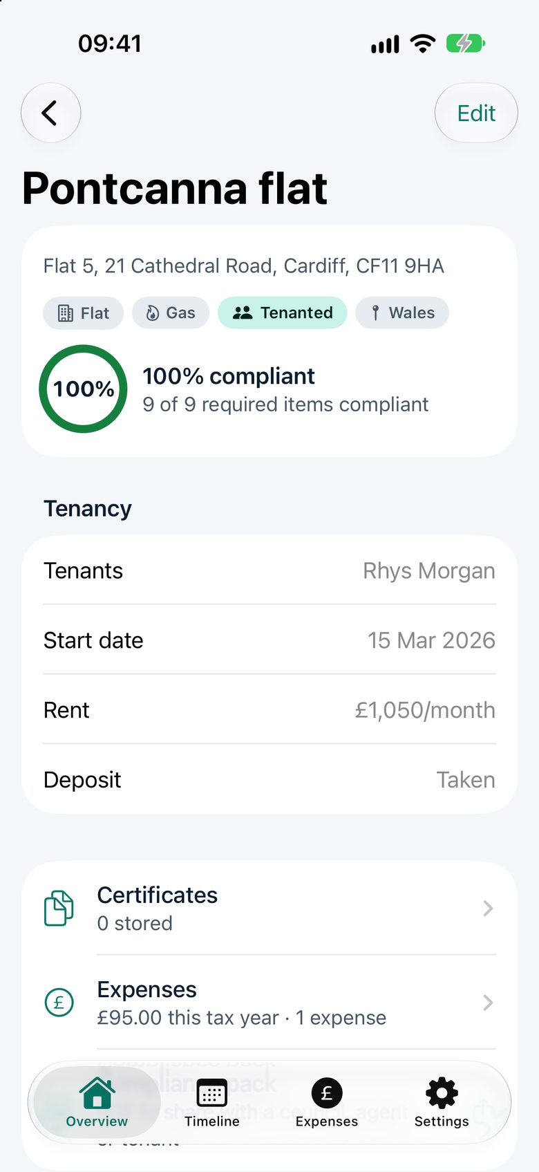 A home in Wales with its own checklist